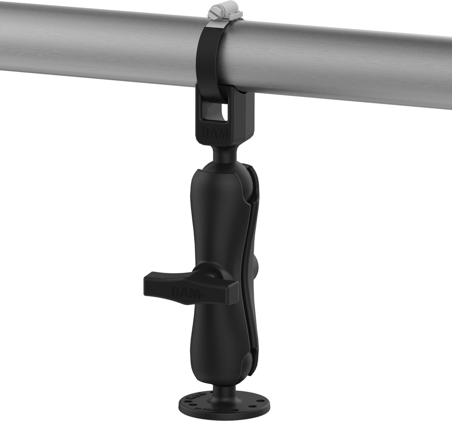 RAM Mounts Trolling Motor Stabilizer RAM-108 Mount with Strap Hose Clamp                                                         - view number 3