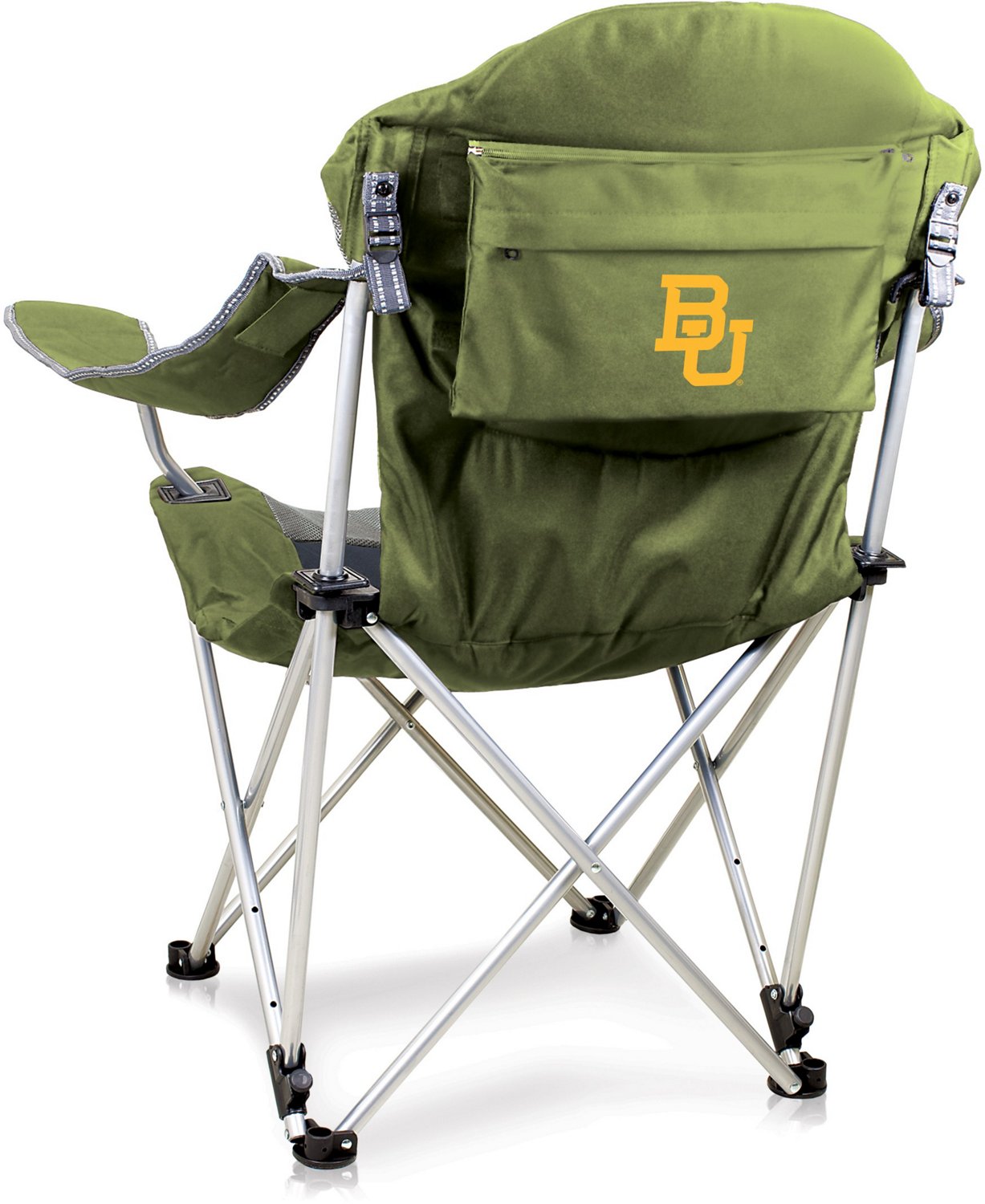 Picnic Time Baylor University Reclining Camp Chair Academy