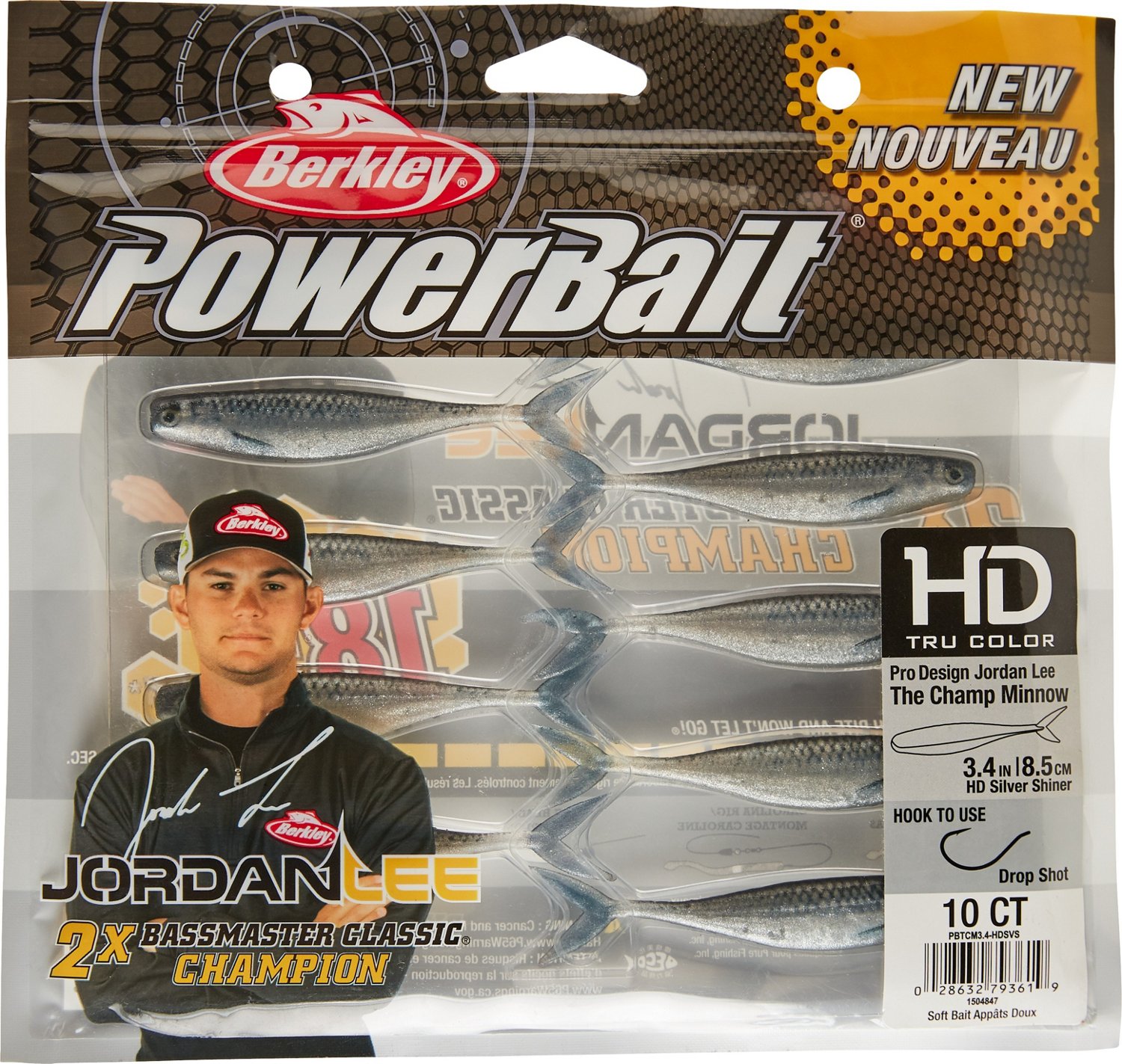 Ver Berkley Power Bait 10" – Leurre Souflet En Caoutchouc, Neuf