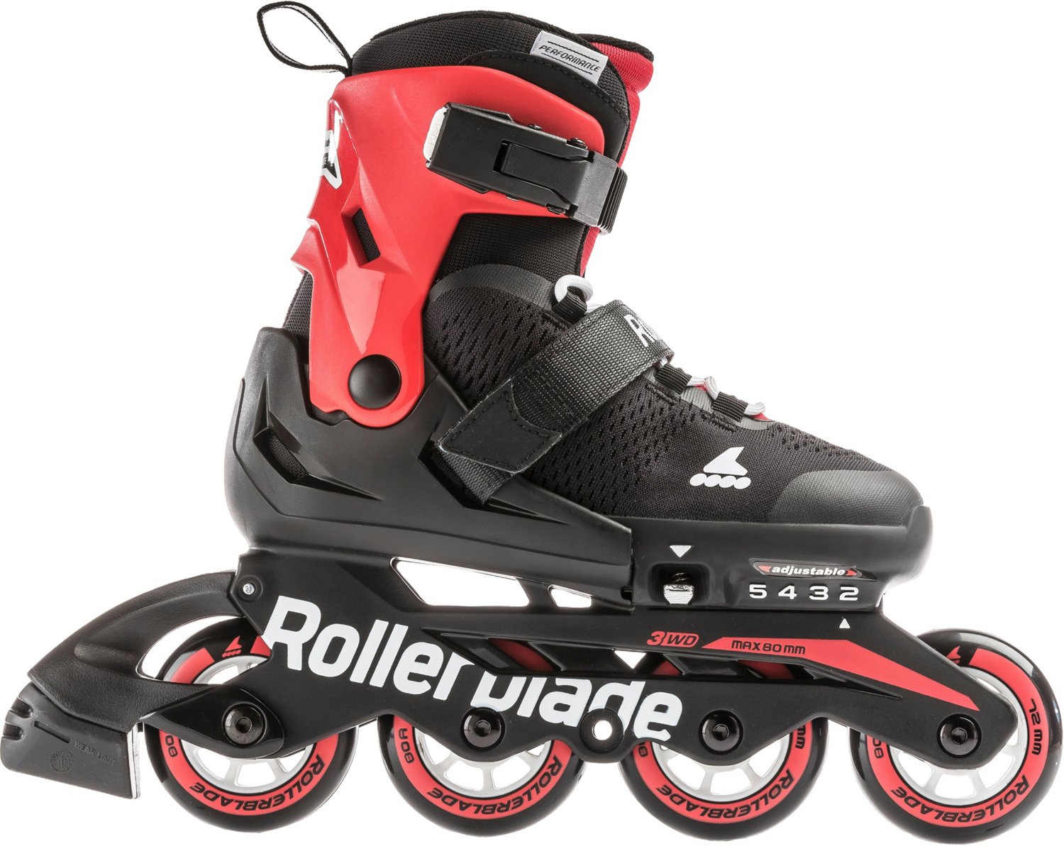 Rollerblade Boys' Microblade Adjustable Fitness In-Line Skates                                                                   - view number 1 selected