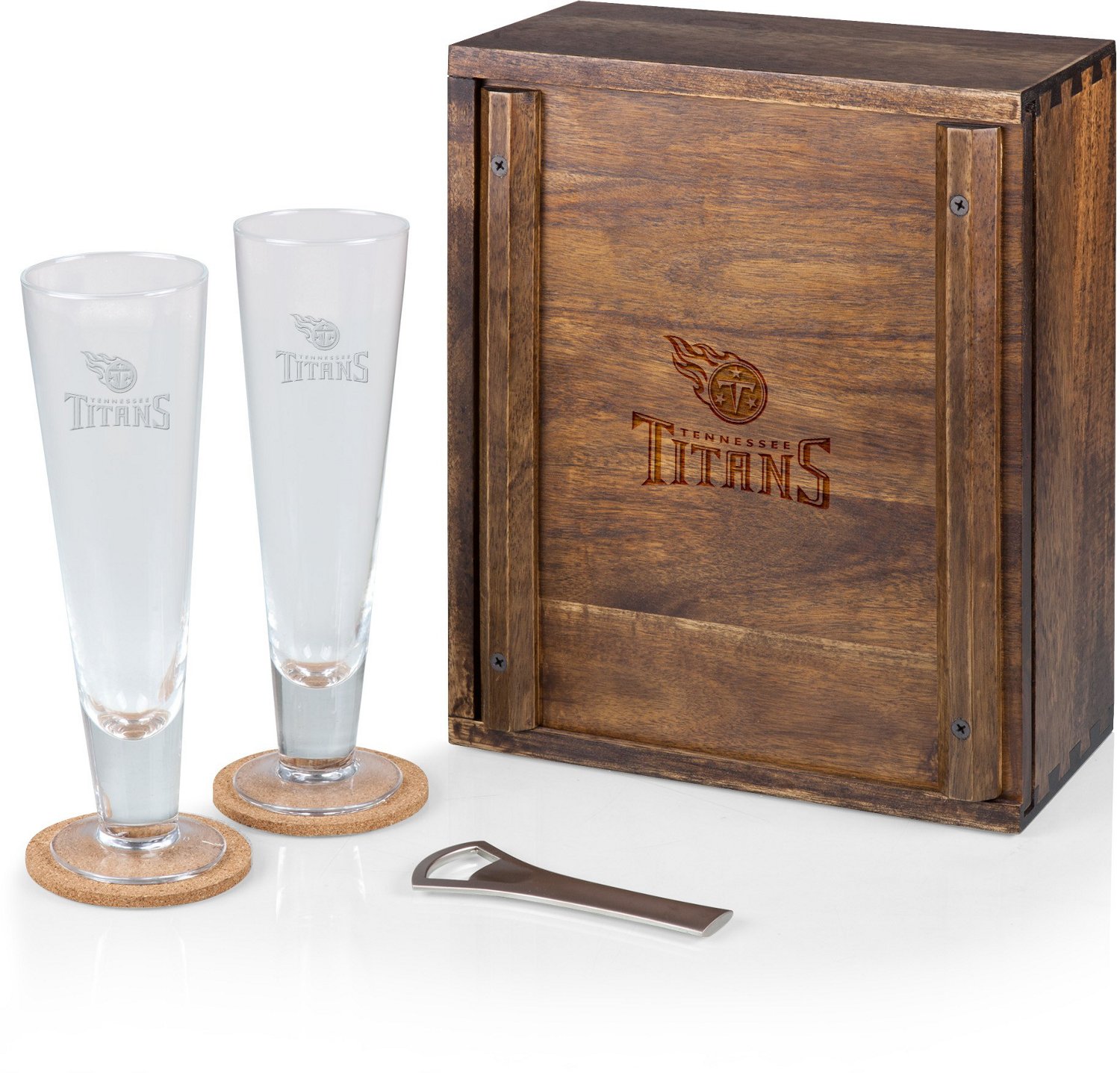 Picnic Time Tennessee Titans Pilsner Glass Gift Set
