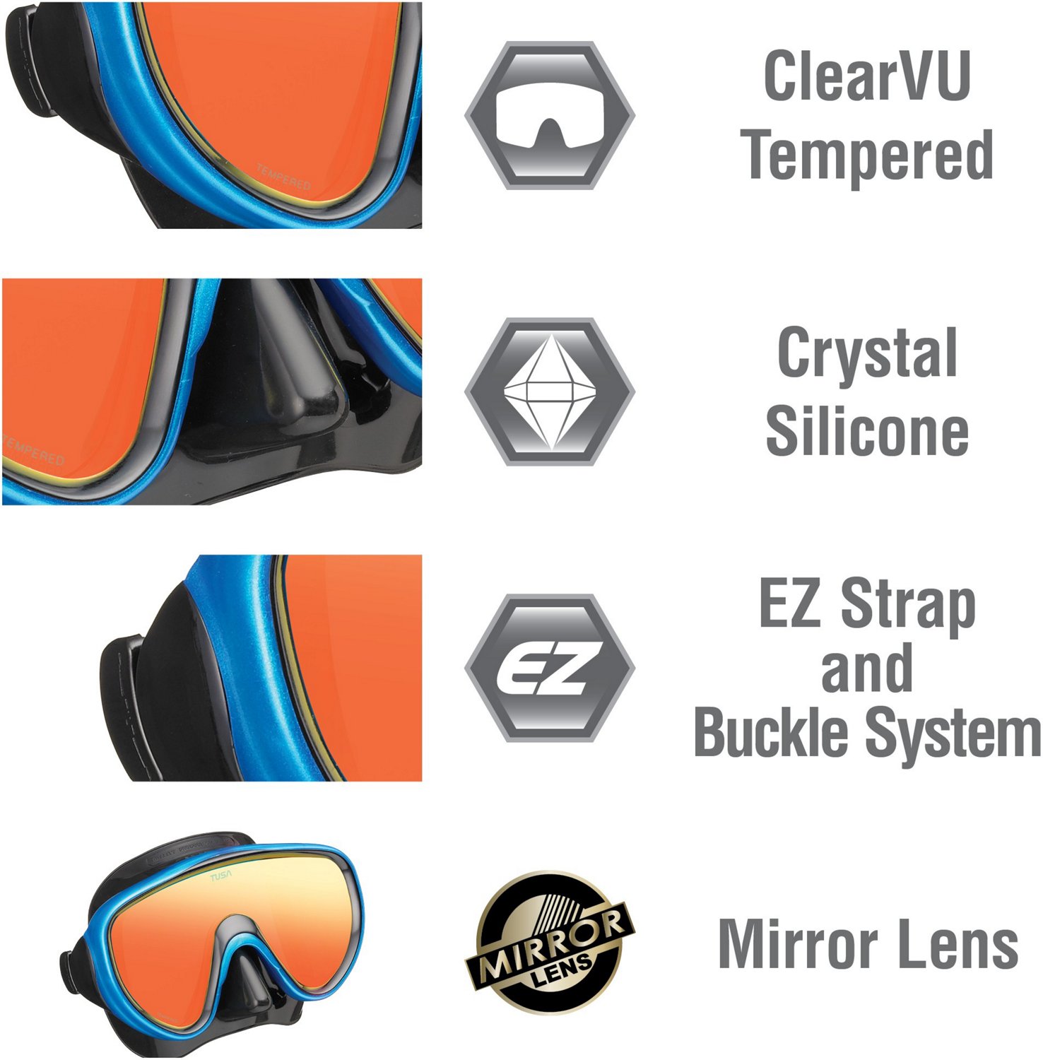 TUSA Adults' Serene Mirror Combo - view number 2