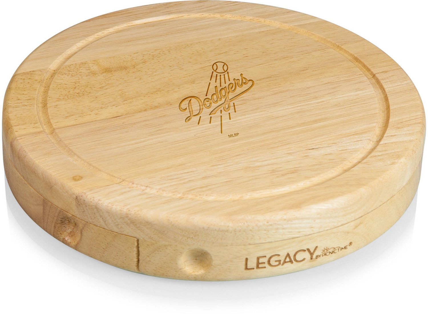 Picnic Time Los Angeles Dodgers Brie Cutting Board and Tools Set