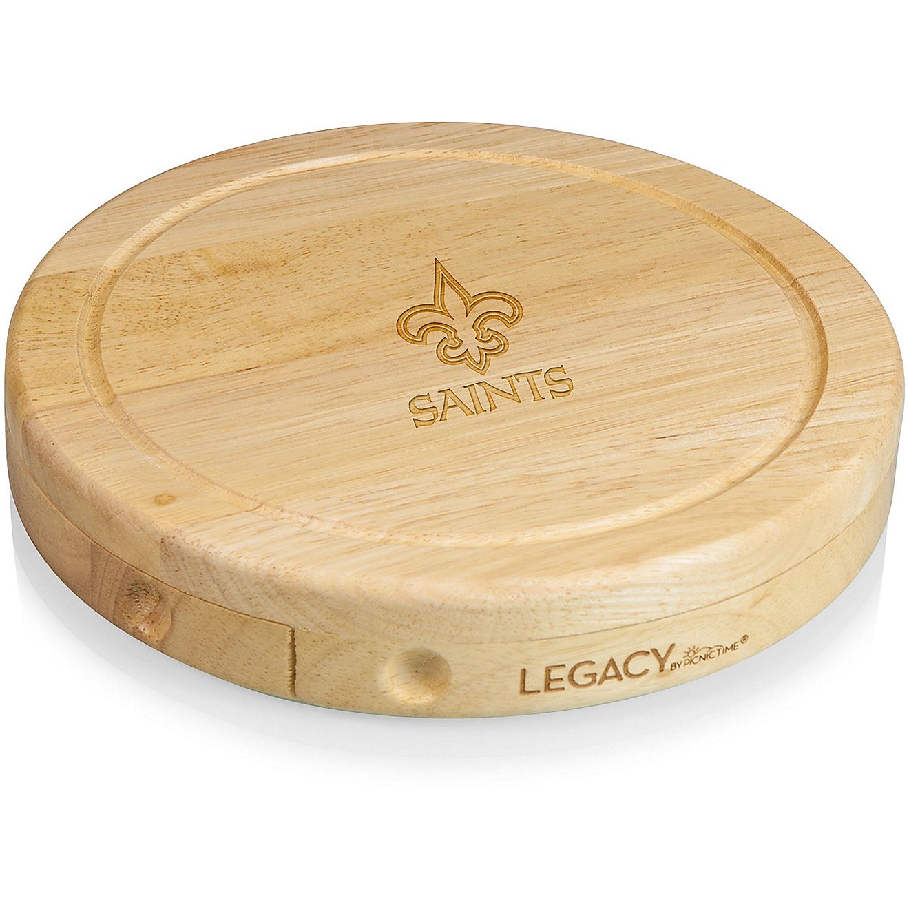 Picnic Time New Orleans Saints Brie Cutting Board and Tools Set                                                                  - view number 1
