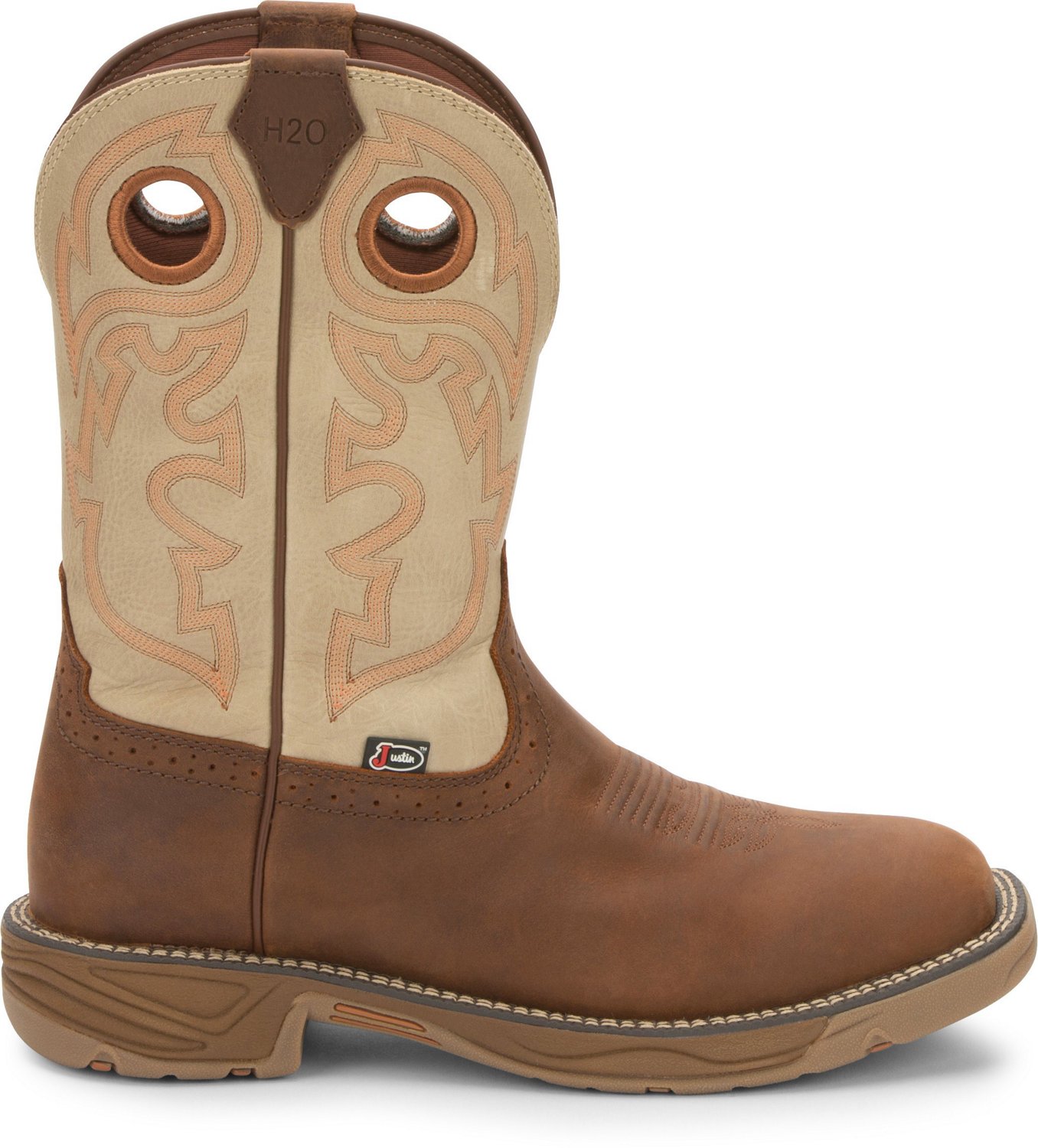 Justin steel toe boots on sale academy