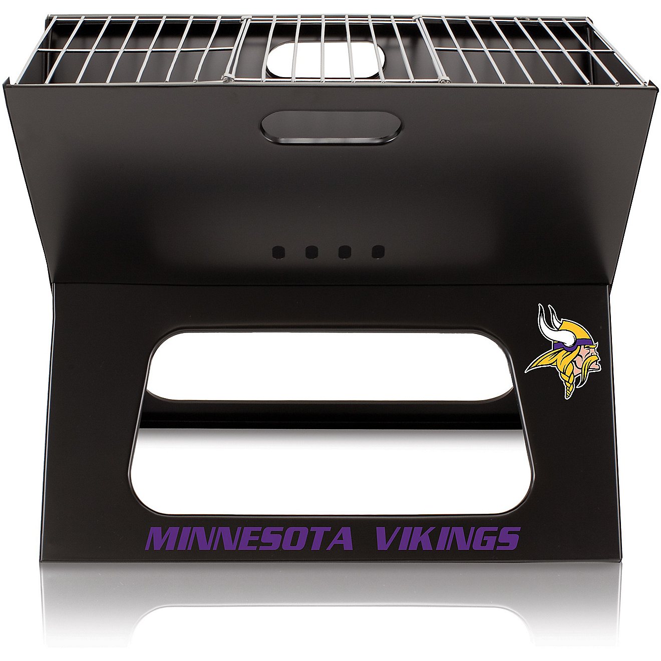 Picnic Time Minnesota Vikings X-Grill Portable Barbecue Grill                                                                    - view number 1