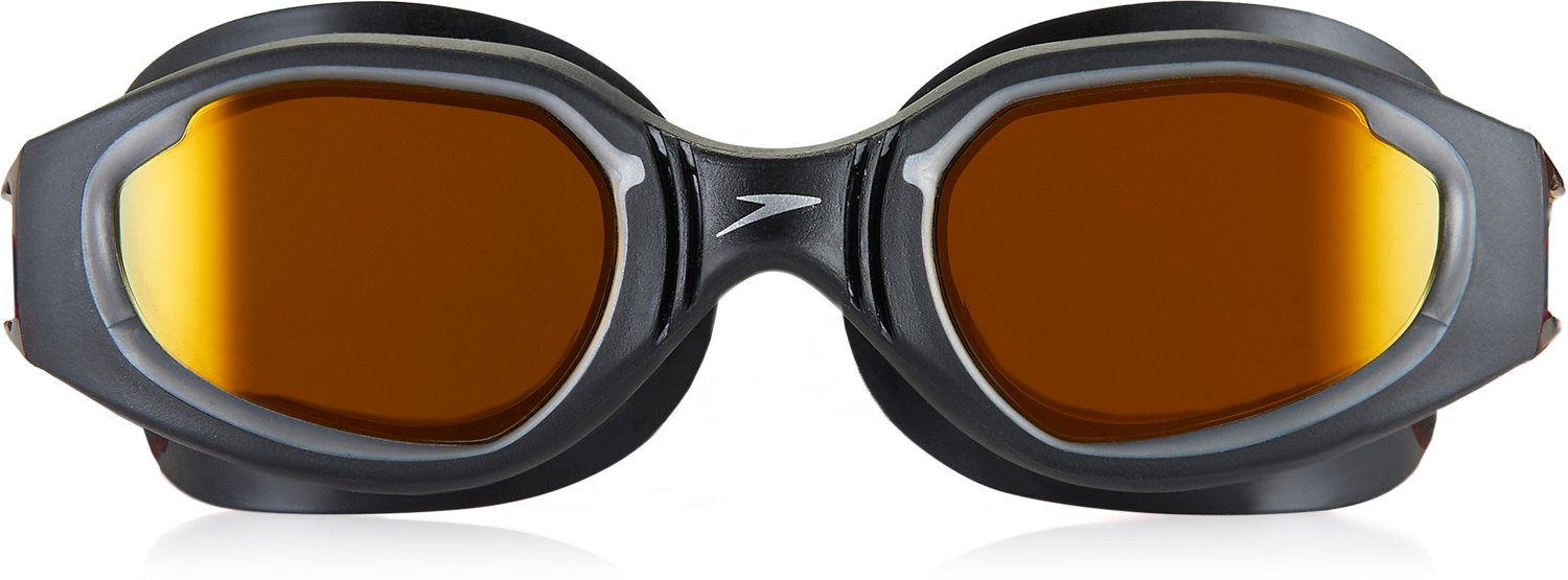 Speedo Adults' Hydro Comfort Mirrored Racing and Training Swim Goggles                                                           - view number 2