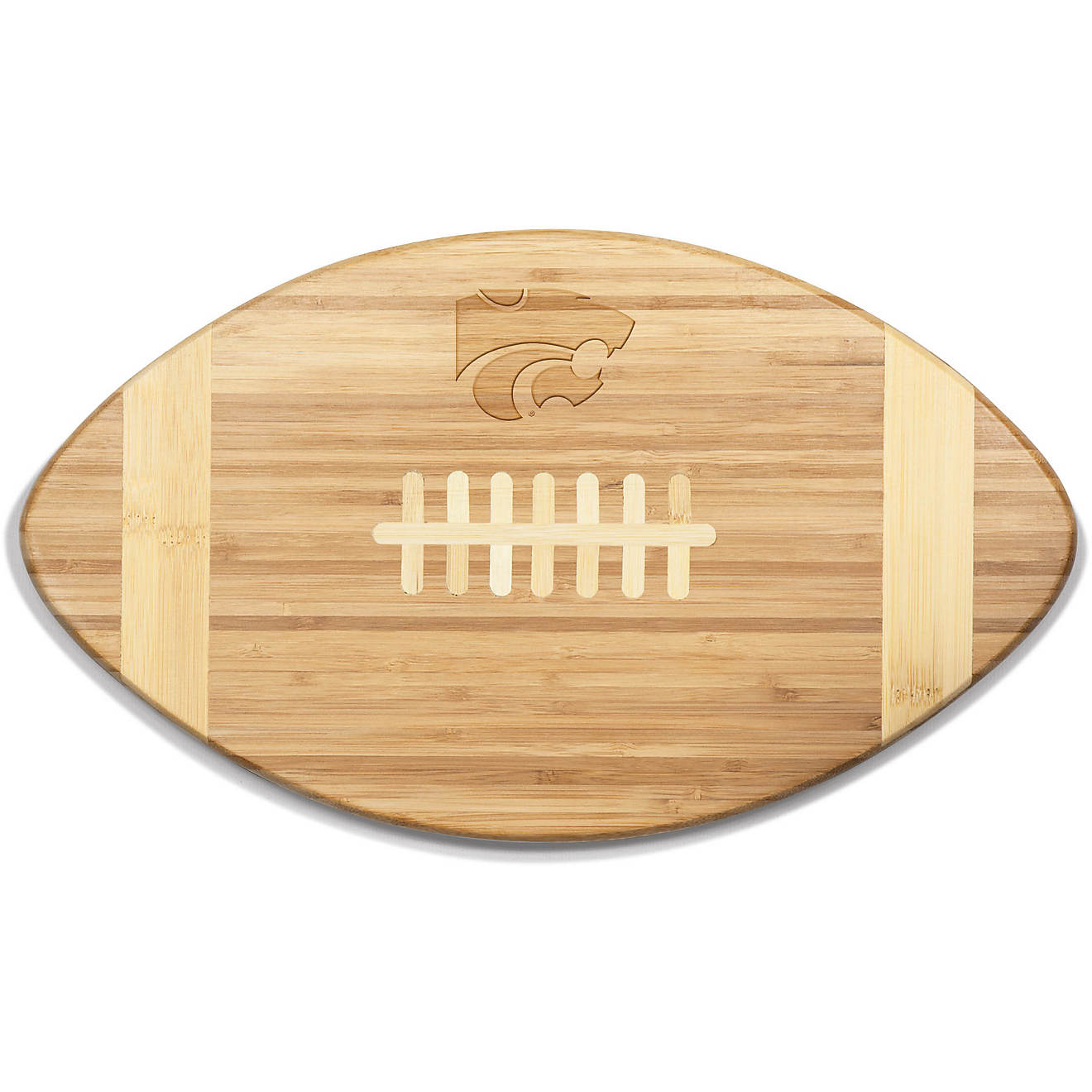 Picnic Time Kansas State University Touchdown Football Cutting Board and Serving Tray                                            - view number 1