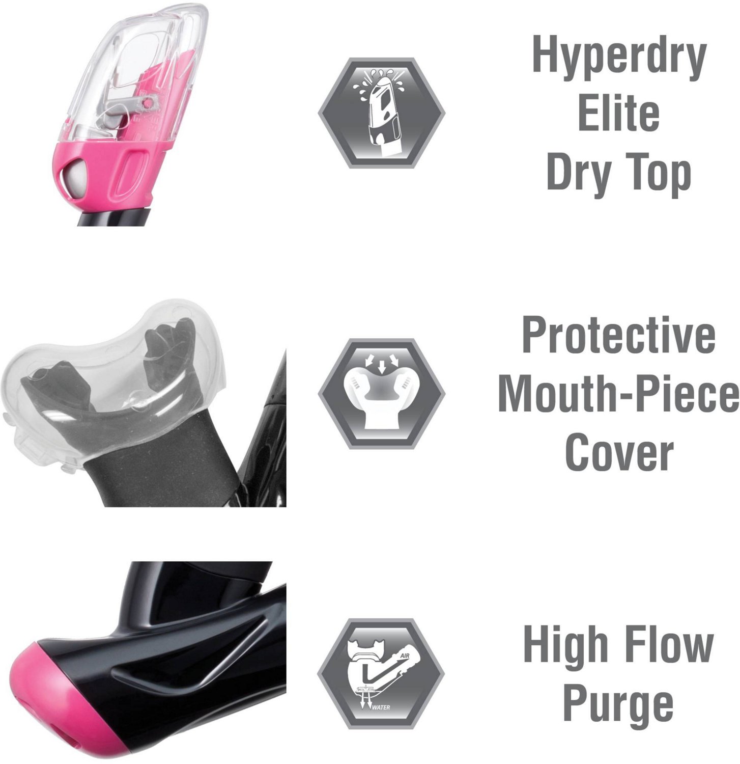 TUSA Adults' Serene Mask and Snorkel Dry Combo - view number 4