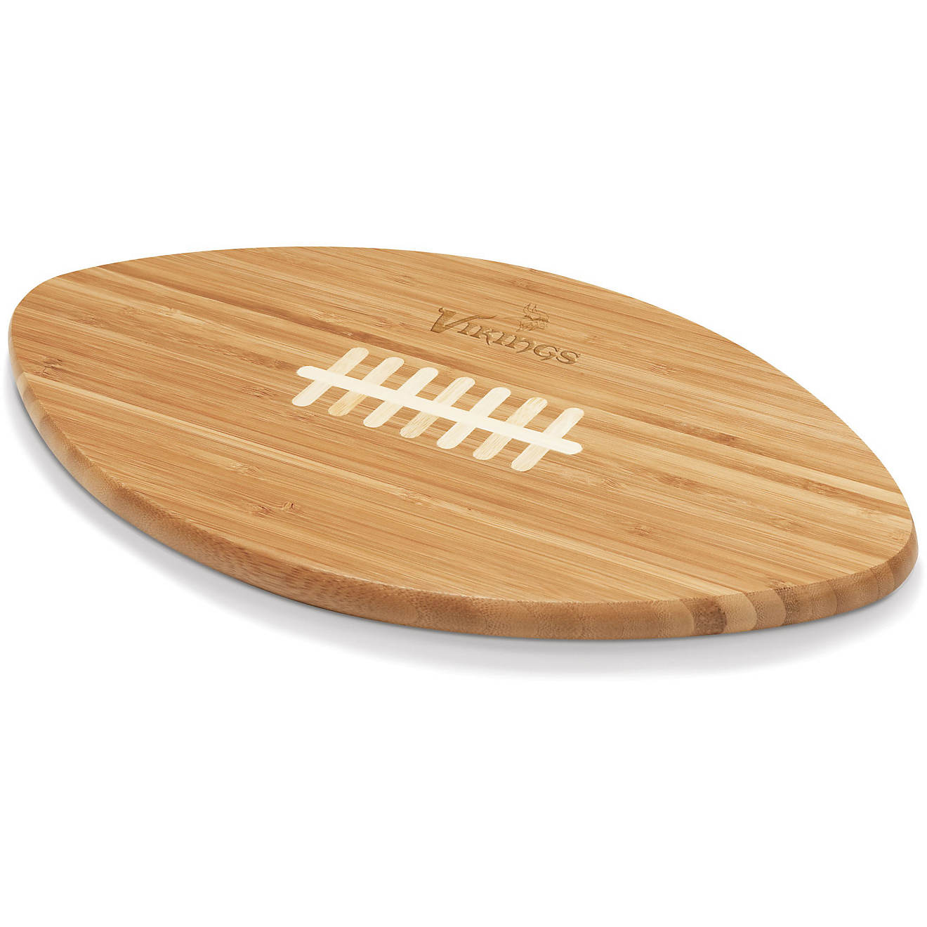 Picnic Time Minnesota Vikings Touchdown Football Cutting Board and Serving Tray                                                  - view number 1