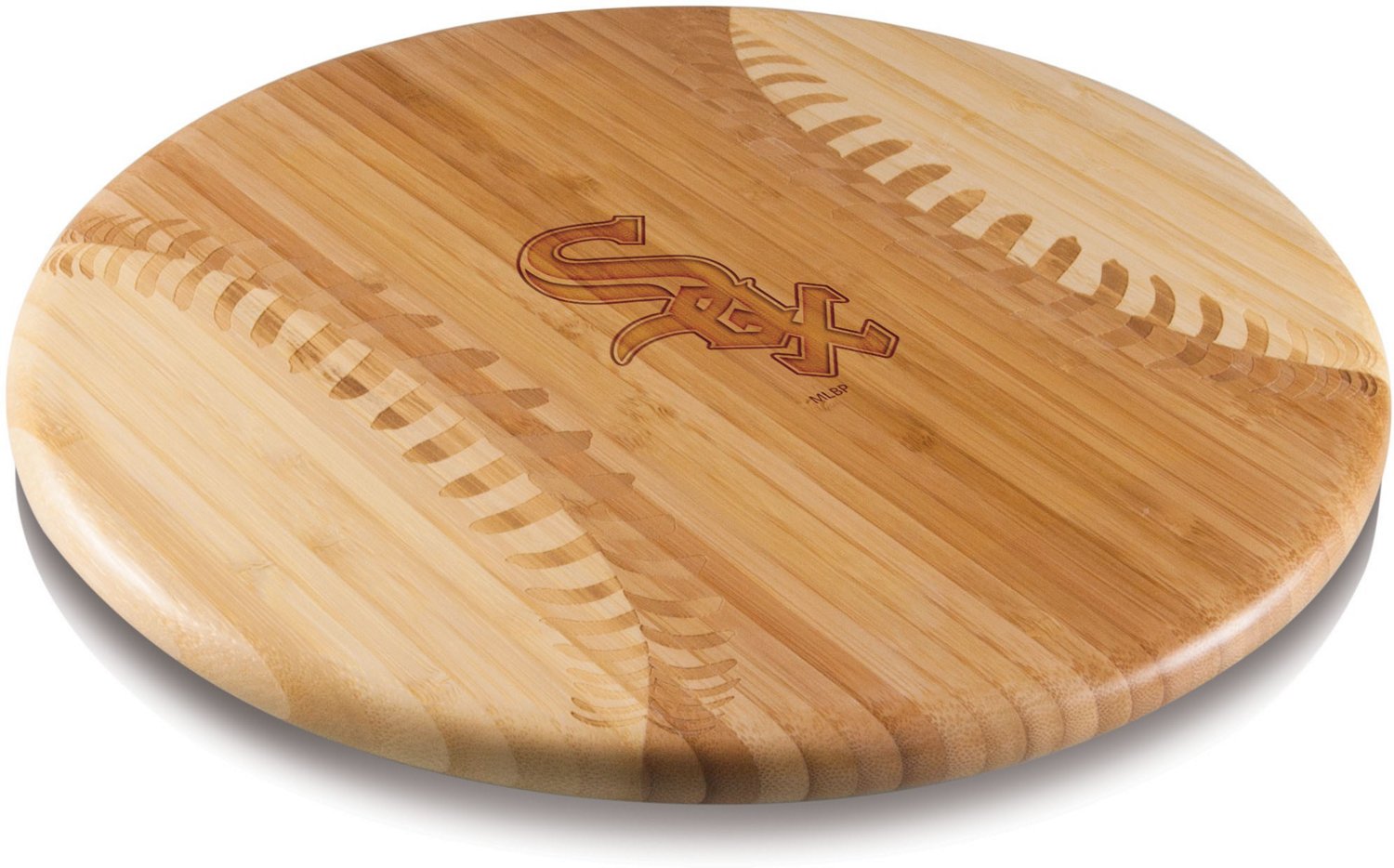 Picnic Time Chicago White Sox Homerun Baseball Cutting Board and Serving Tray