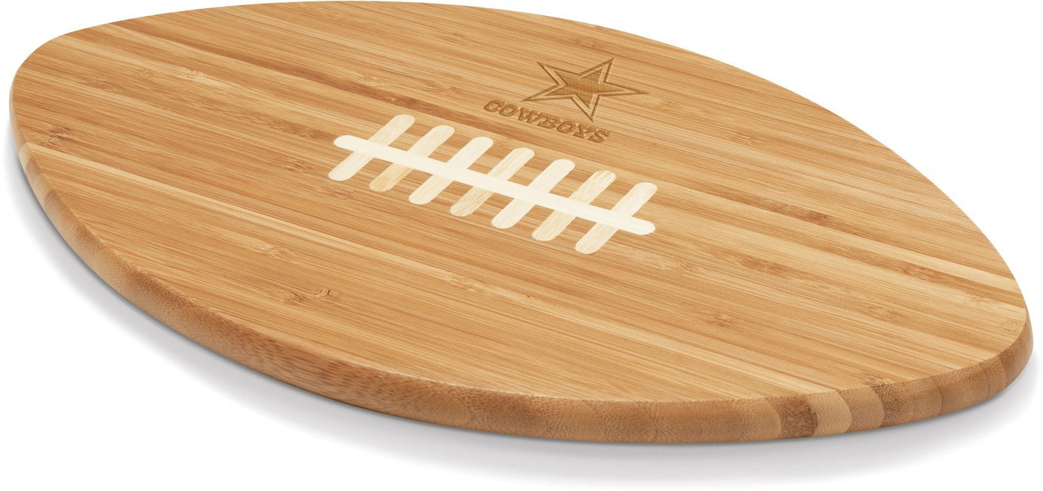 Picnic Time Dallas Cowboys Touchdown Football Cutting Board and Serving Tray