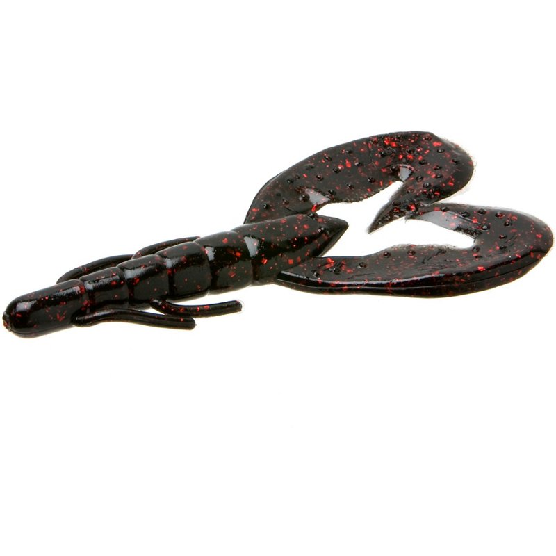 Zoom Super Speed Craws - Black/Red Glitter