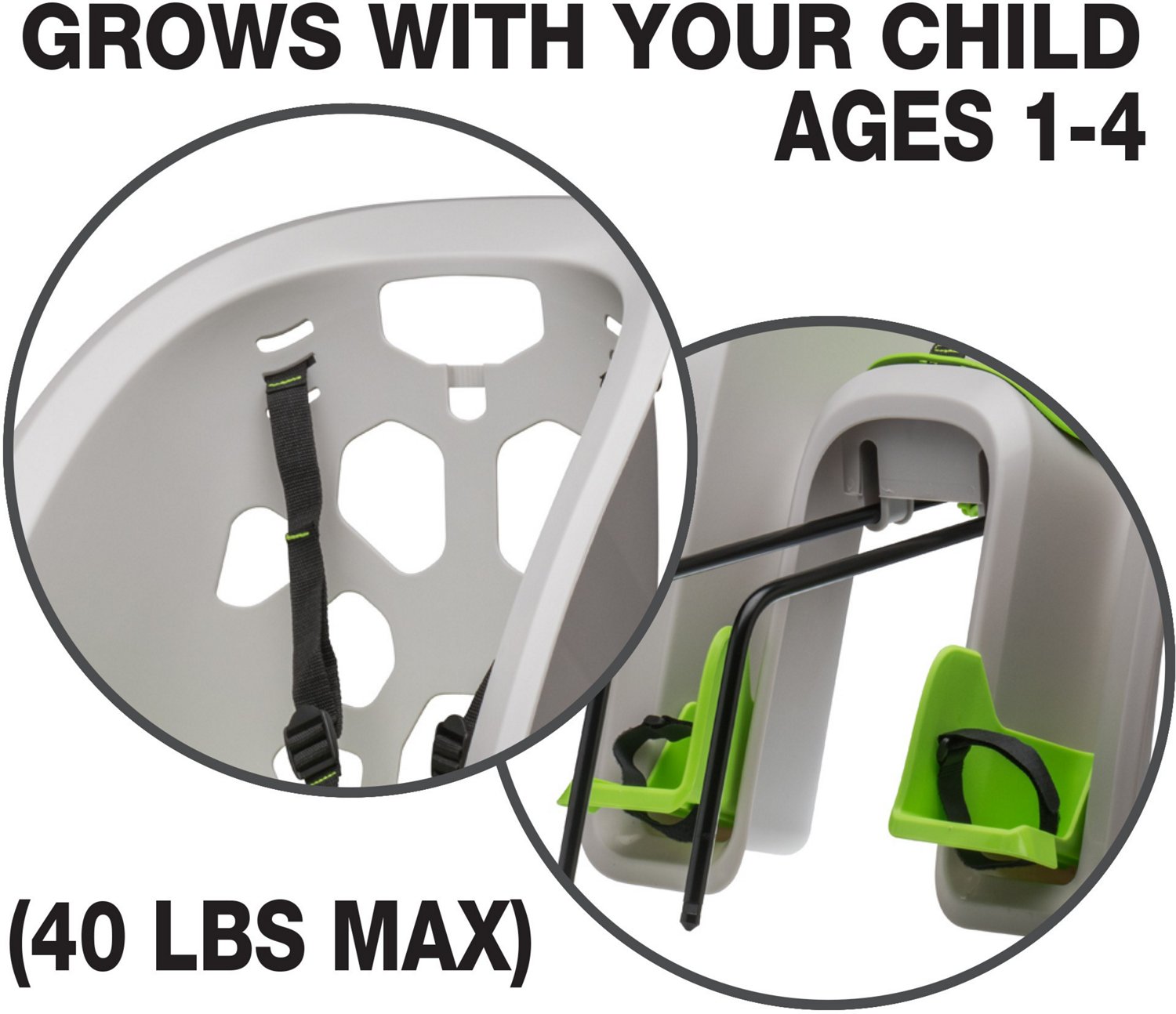 Baby bike seat academy new arrivals