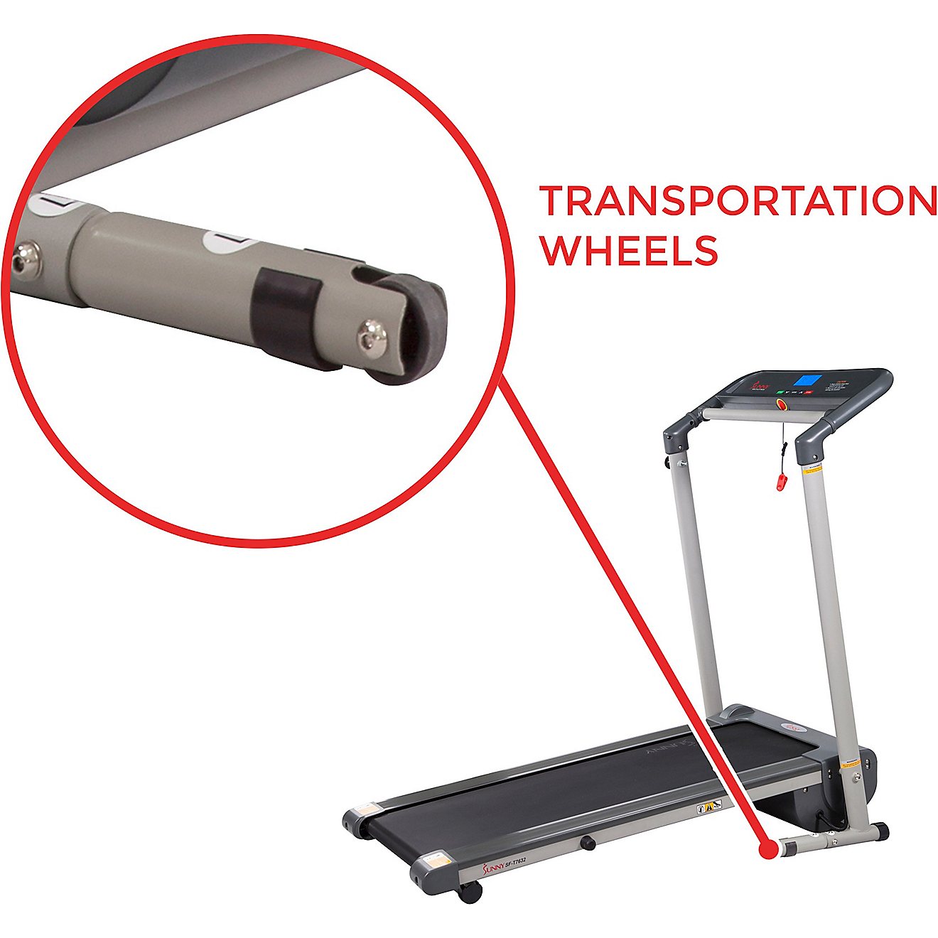 Sunny Health & Fitness Space-Saving Folding Treadmill                                                                            - view number 11