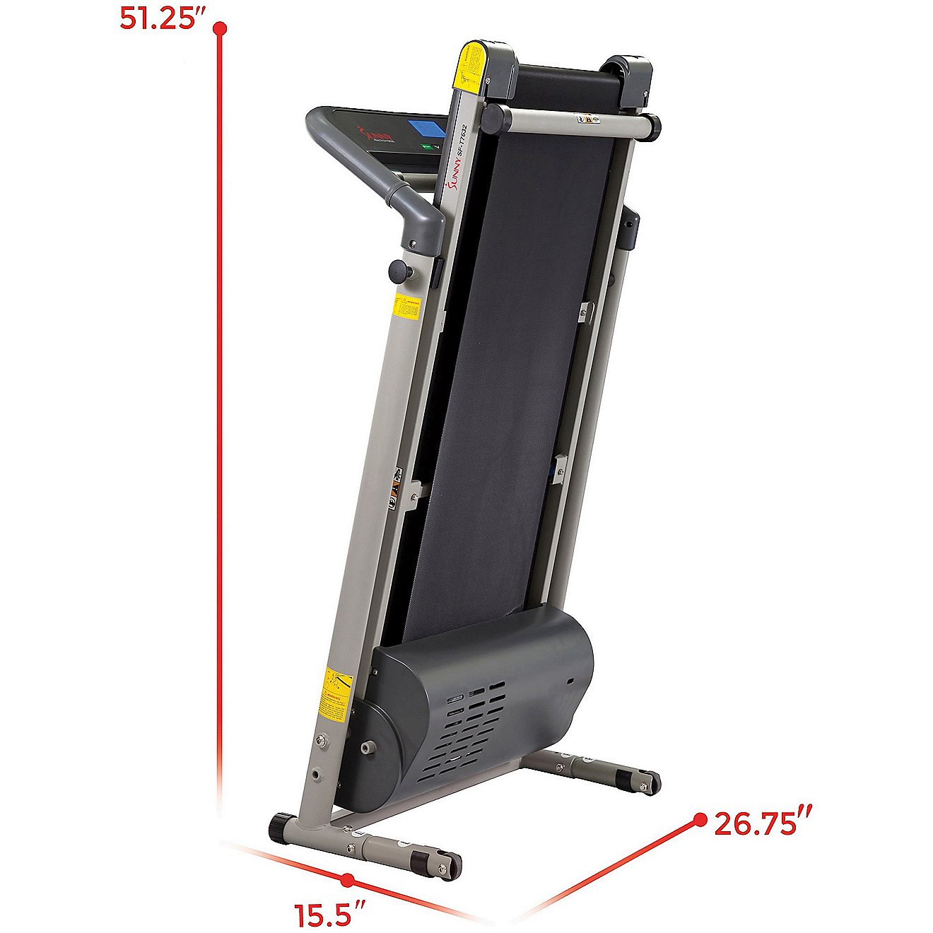 Sunny Health & Fitness Space-Saving Folding Treadmill                                                                            - view number 13