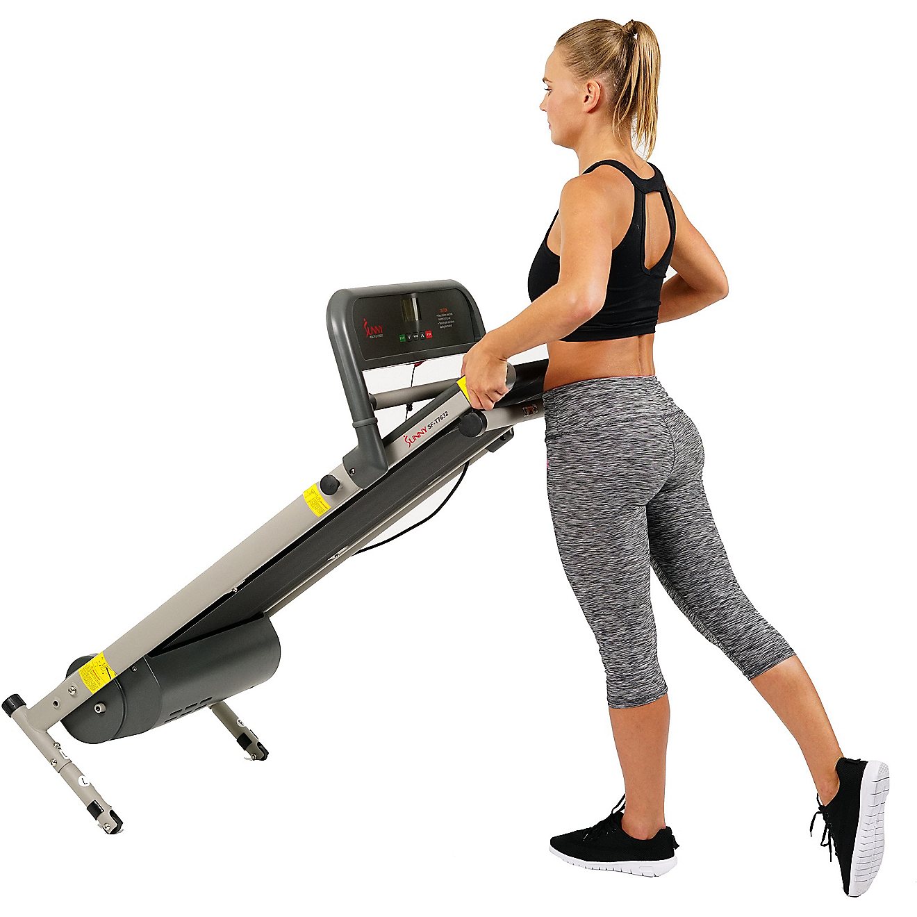 Sunny Health & Fitness Space-Saving Folding Treadmill                                                                            - view number 14