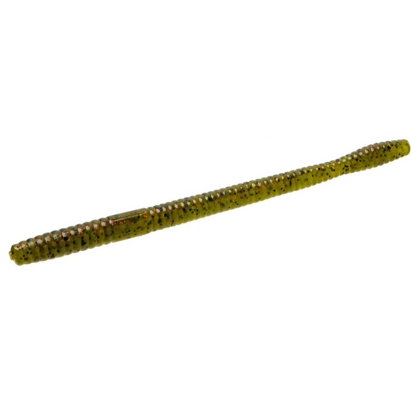 Zoom Magnum 7" Trick Worms 8-Pack Watermelon Red - Frsh Wtr Soft Plastic at Academy Sports