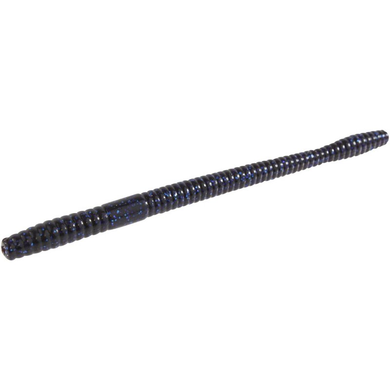 Zoom Magnum 7" Trick Worms 8-Pack Blue Fleck - Frsh Wtr Soft Plastic at Academy Sports