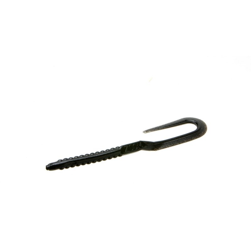 Zoom U-Tail 6" Worm Baits 20-Pack Black - Frsh Wtr Soft Plastic at Academy Sports