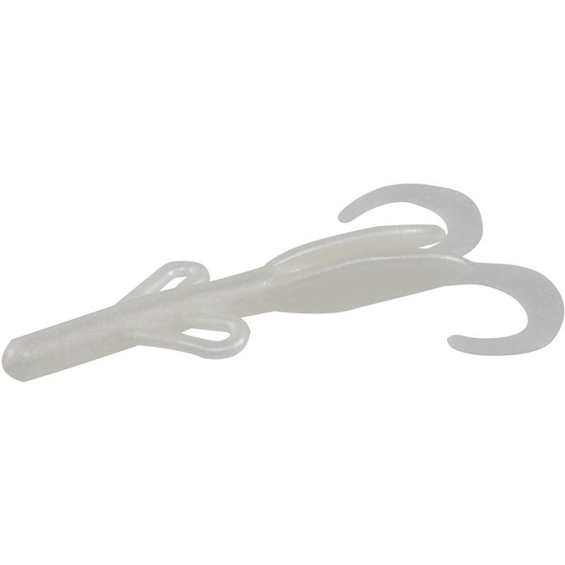 Zoom Baby Brush Hog 5" Creature Baits 12-Pack White - Frsh Wtr Soft Plastic at Academy Sports