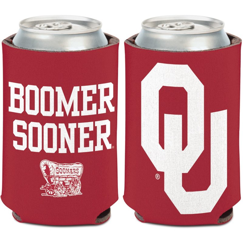 WinCraft University of Oklahoma 12 oz Can Cooler - NCAA Novelty at Academy Sports