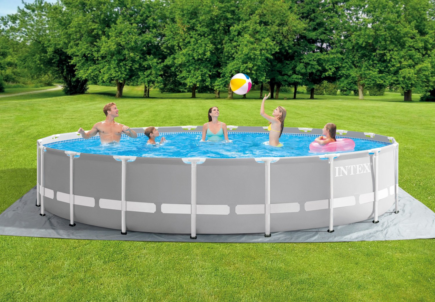 INTEX 20 ft x 52 in Prism Frame Premium Pool Set                                                                                 - view number 2