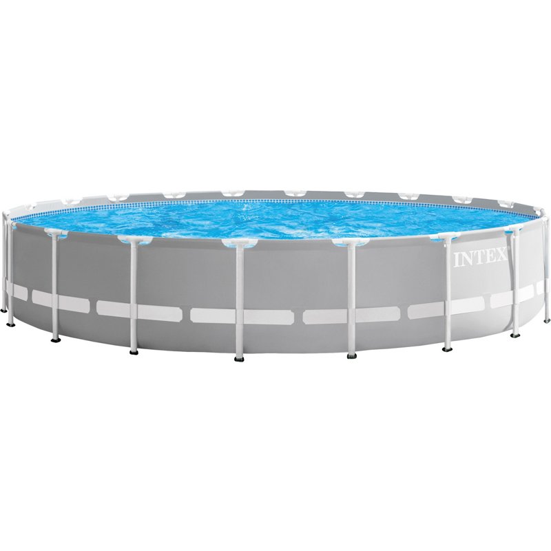 INTEX 20 ft x 52 in Prism Frame Premium Pool Set Gray - Pools / Chemicals at Academy Sports