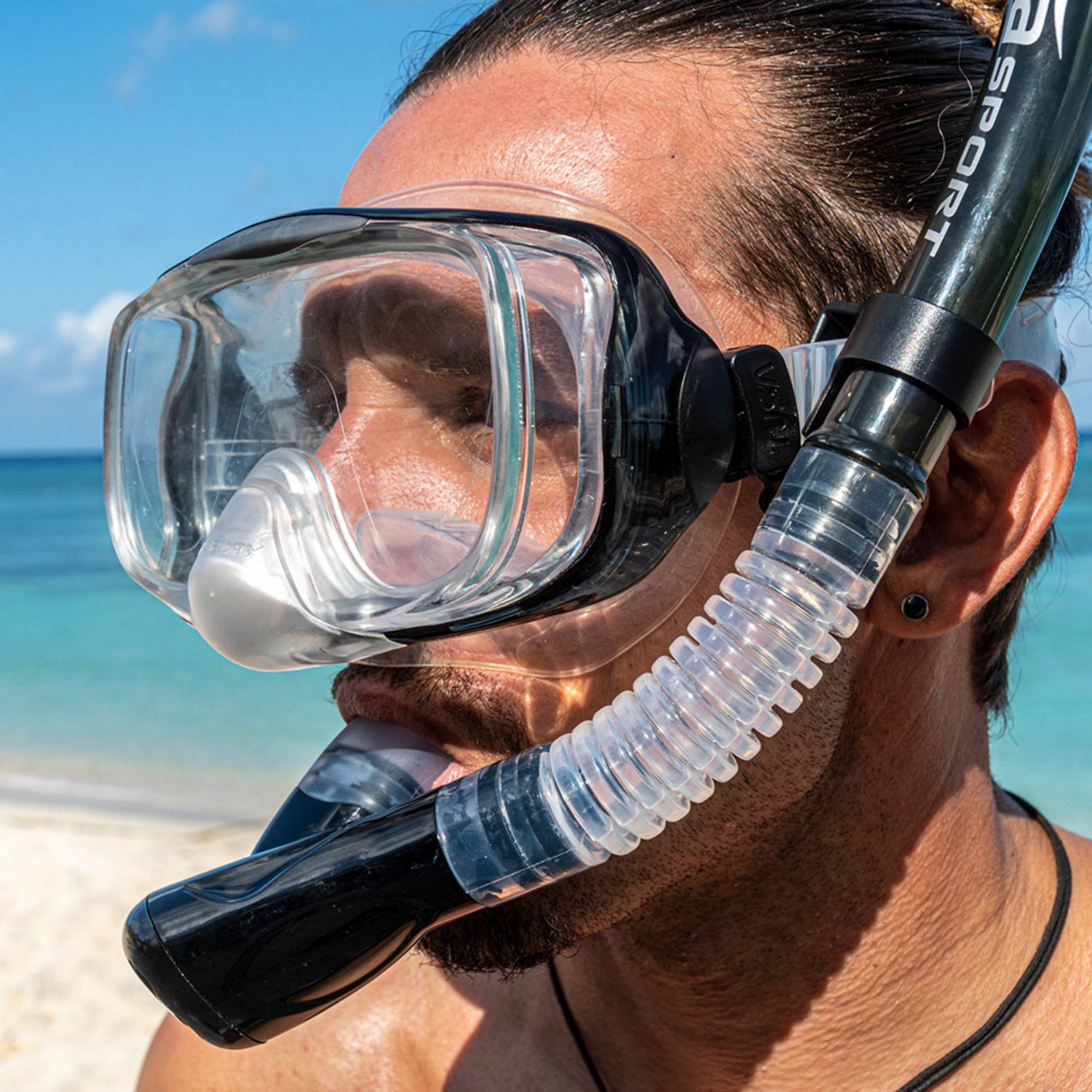 TUSA Imprex Adults' 3-D Purge Mask and Dry Snorkel Combo | Academy