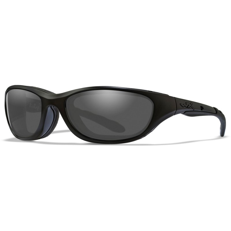 Photos - Wrist Watch Wiley X Airrage Polarized Sunglasses Black/Gray - Case Sunglasses at Acade 