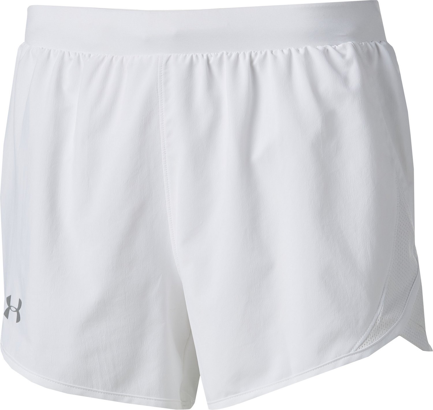 Under Armour Women's Fly By 2.0 Shorts White / White / Reflective