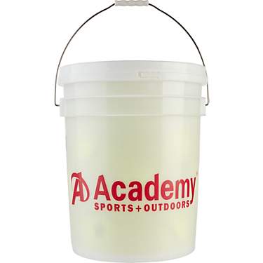 Academy Sports + Outdoors 11 in Fast-Pitch Practice Softballs 18-count Bucket                                                   