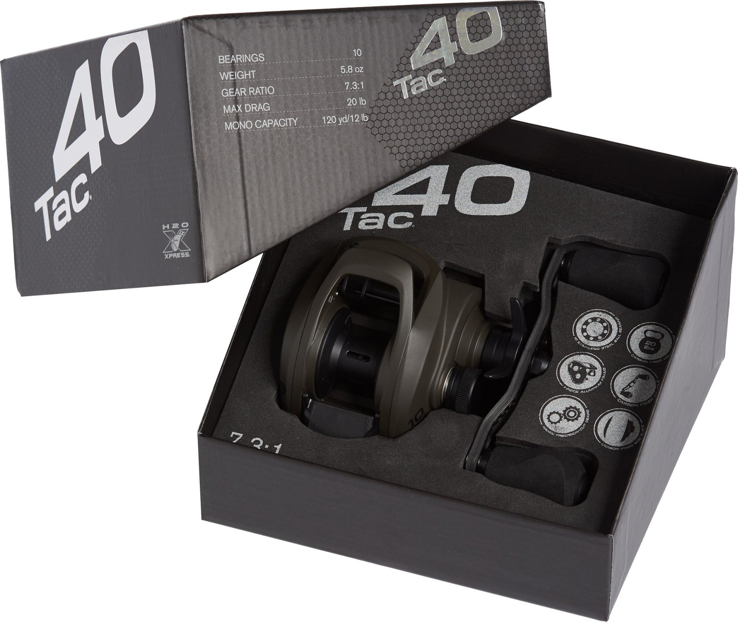 H2O XPRESS Tac-40 Baitcast Reel - view number 4