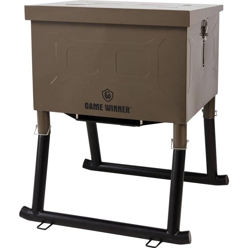 Game Winner 320LB No Hassle Feeder Brown - Feeder Parts And Accessories at Academy Sports