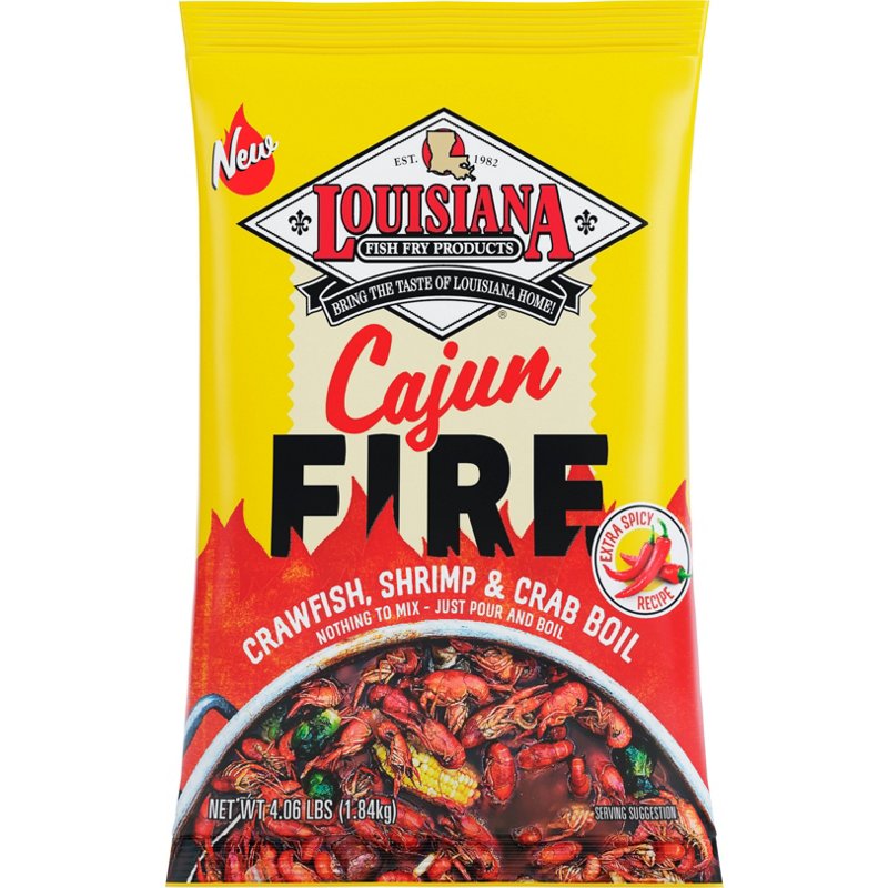 Louisiana Fish Fry Products Cajun Fire Boil Seasoning - Seasonings at Academy Sports