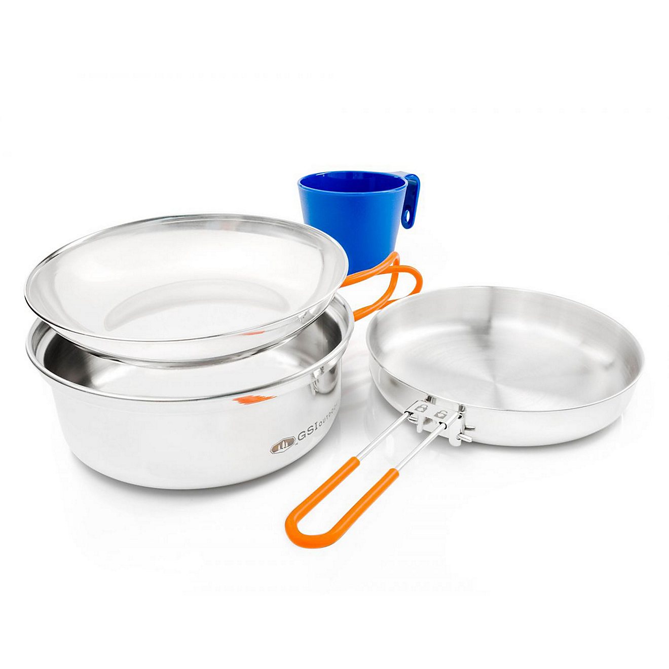 GSI Outdoors Glacier Stainless Steel 1 Person Mess Kit                                                                           - view number 1
