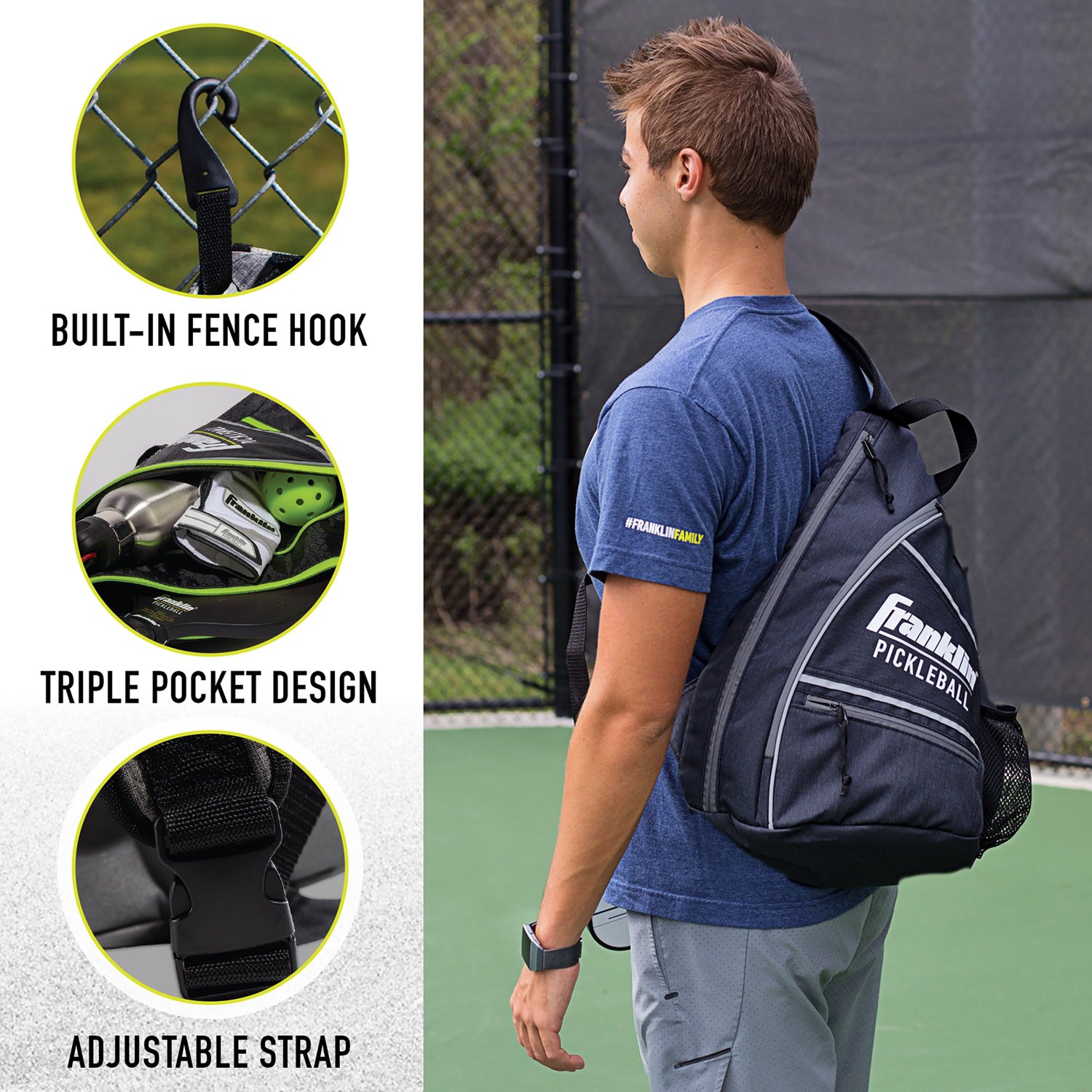 Franklin Pickleball Elite Performance Sling Bag                                                                                  - view number 4