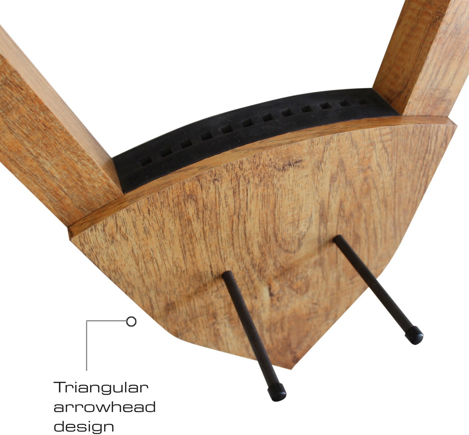 Rush Creek Cherry Bow and Arrow Wall Storage Rack                                                                                - view number 5