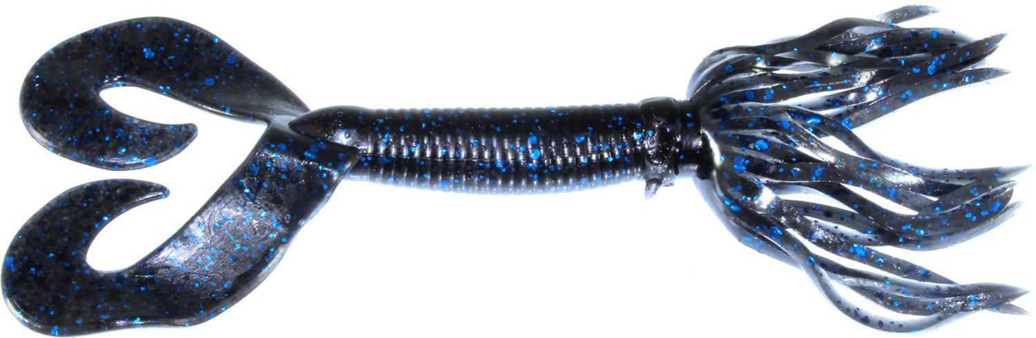Chompers 4 in Skirted Twin Tail Grub Soft Bait - view number 1
