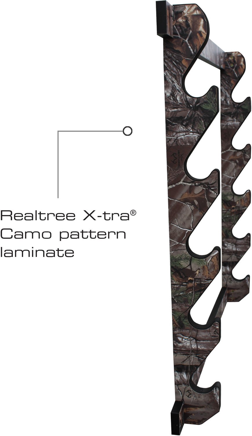 Rush Creek Realtree Camo 5-Gun Wall Rack - view number 3