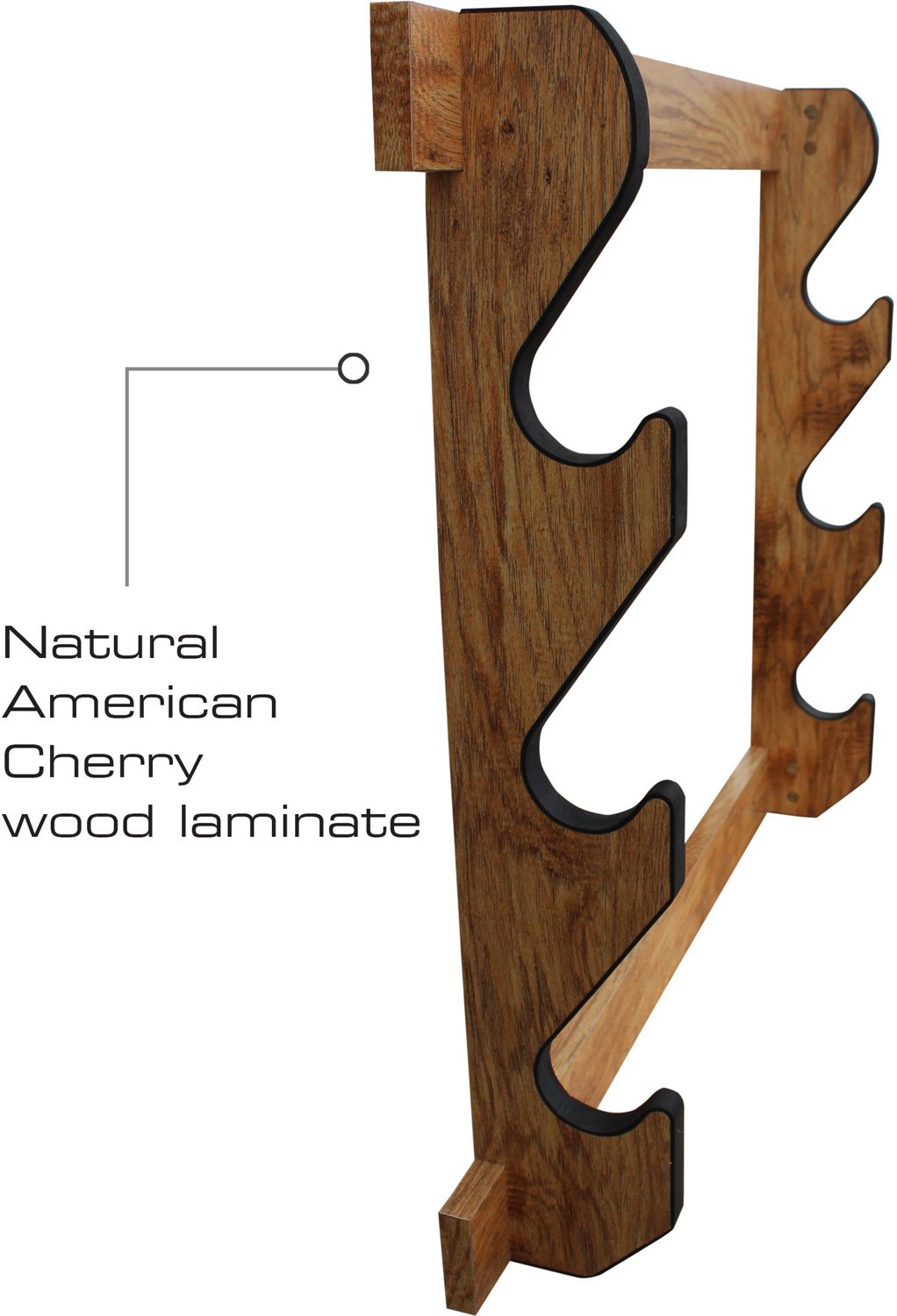 Rush Creek American Cherry 3-Gun Wall Rack | Academy