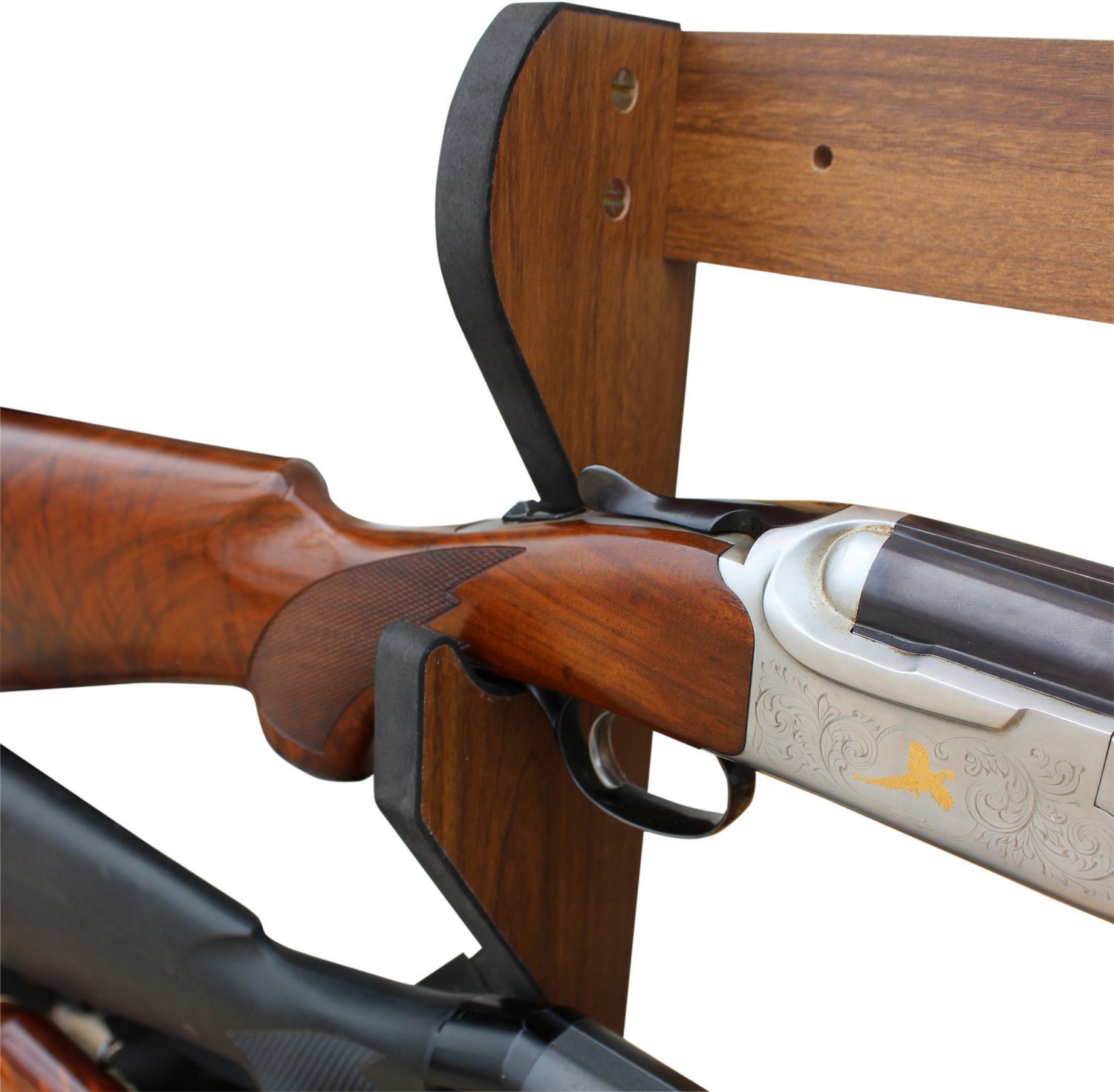 Rush Creek American Cherry 5-Gun Wall Rack - view number 5