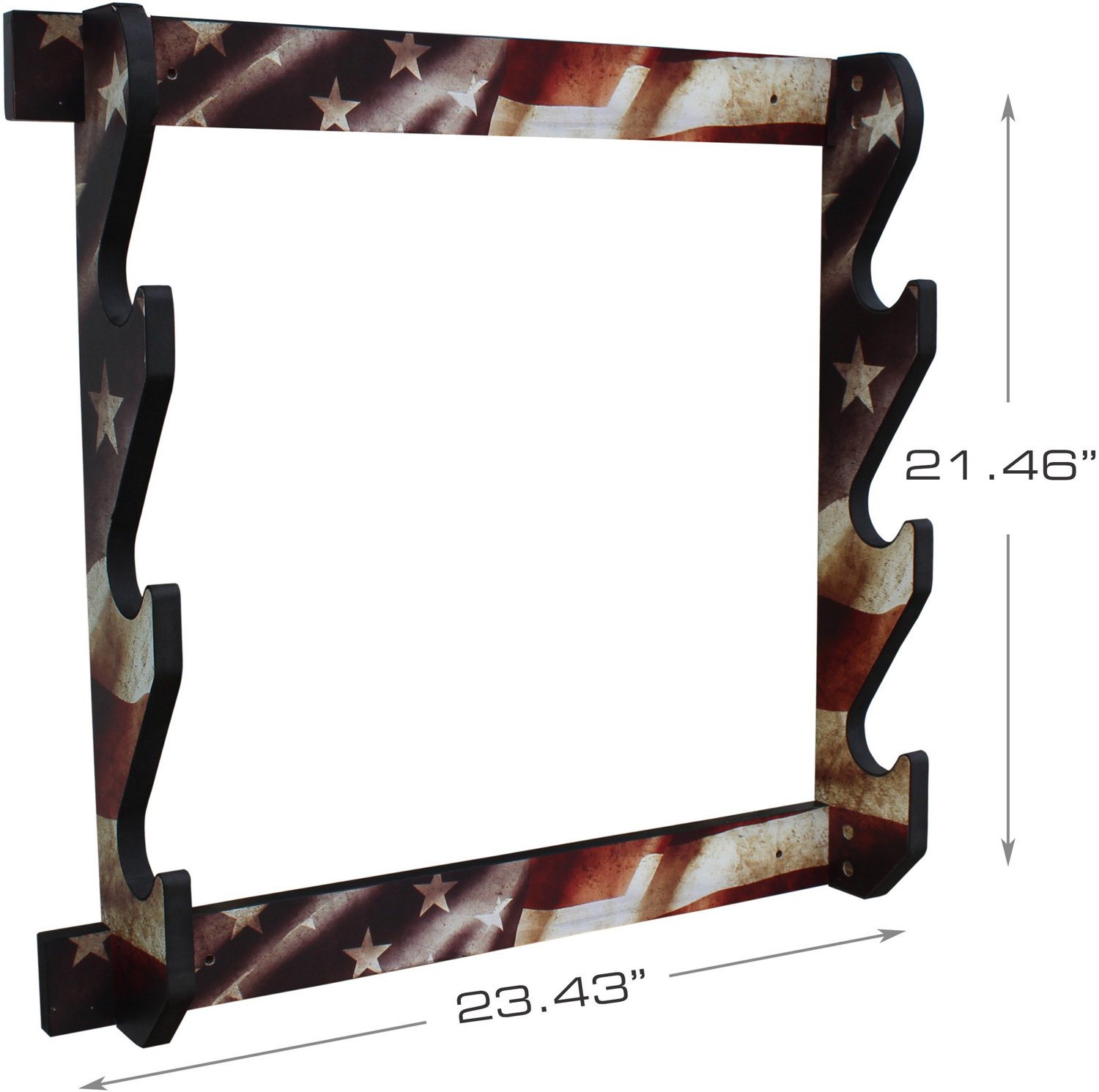 Rush Creek Americana 3-Gun Wall Rack - view number 2