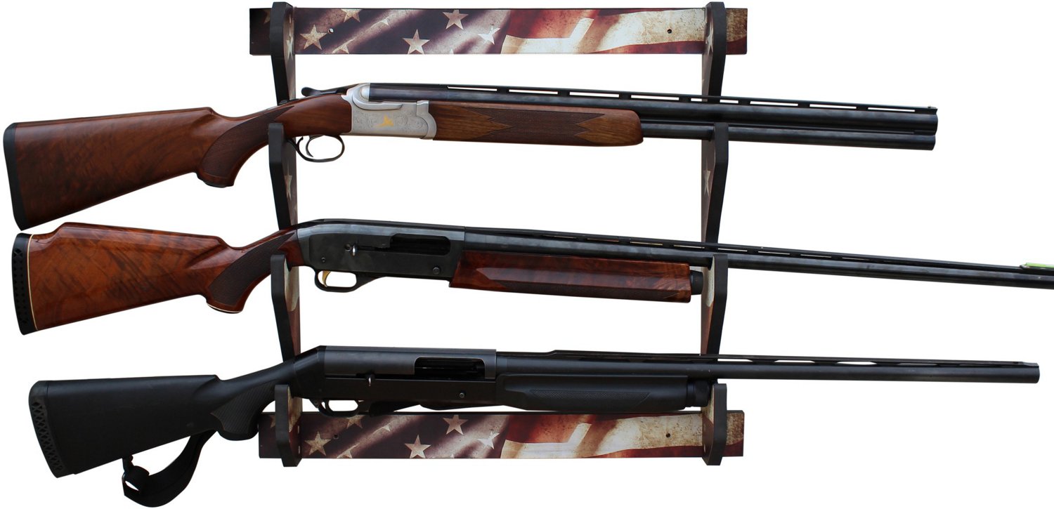 Rush Creek Americana 3-Gun Wall Rack - view number 7