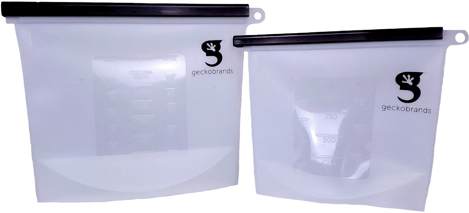 geckobrands Waterproof Silicone Pouches 2-Pack - view number 2