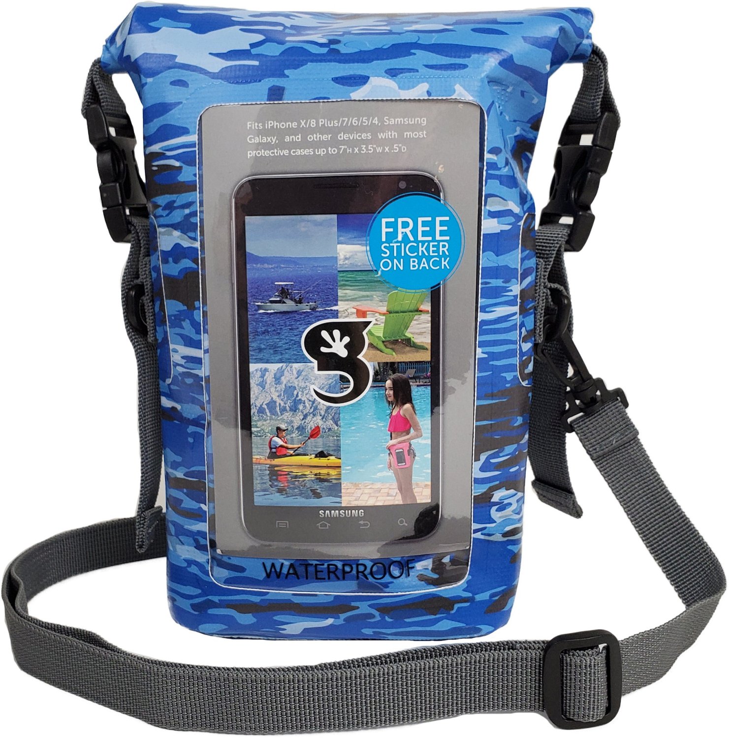 geckobrands Waterproof PVC Phone Tote Free Shipping at Academy