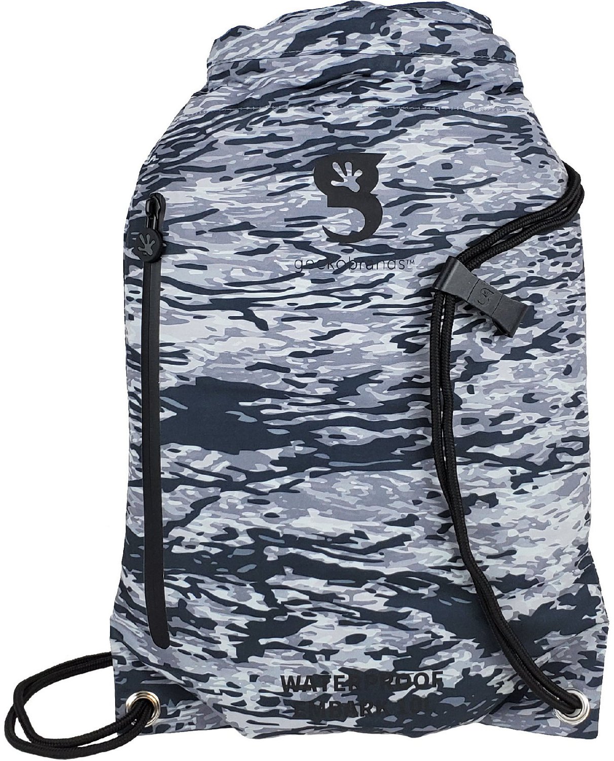 Embark 10L Waterproof Drawstring Backpack - Ember Geckoflage – 808