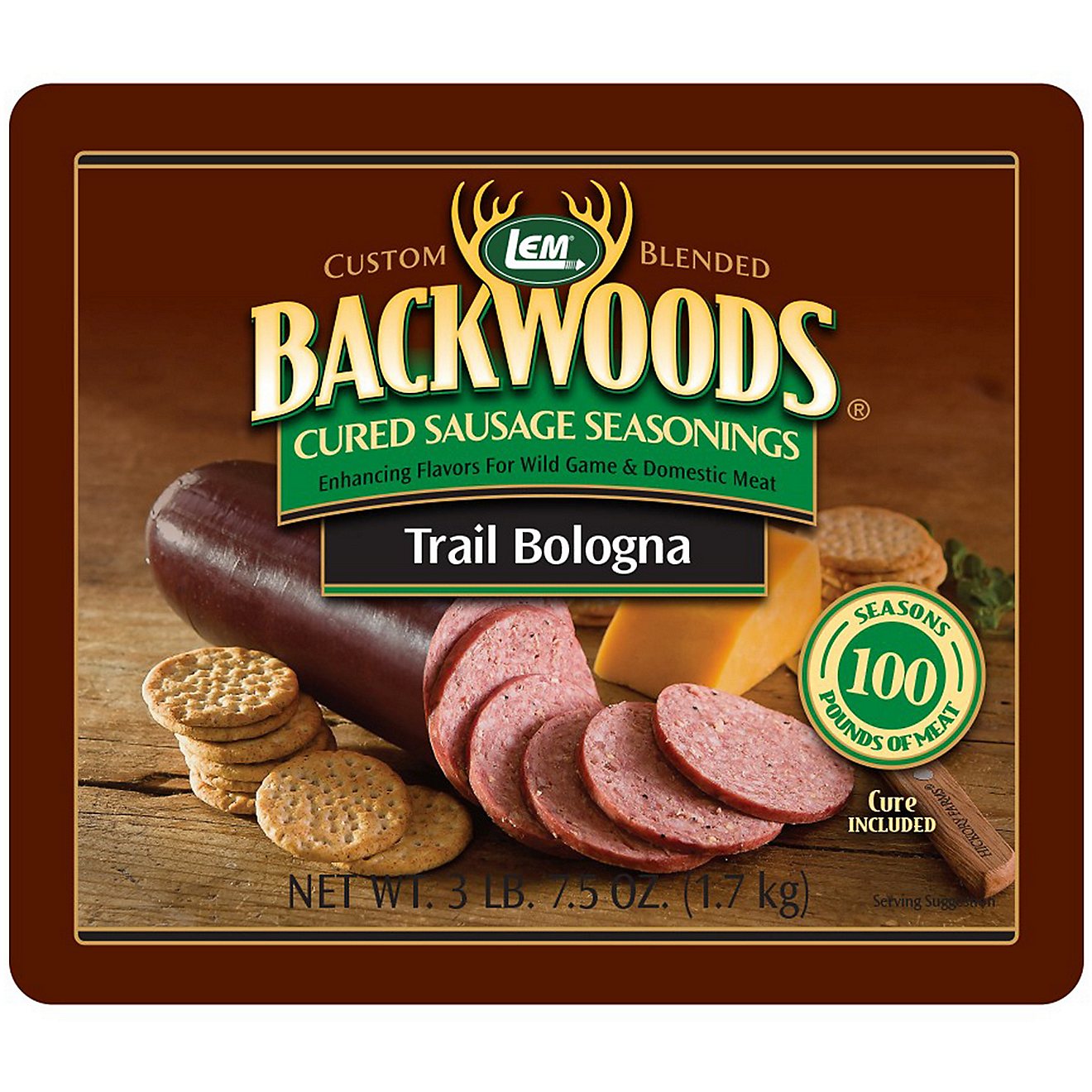LEM Backwoods Trail Bologna Cured Sausage Seasoning Bucket                                                                       - view number 1