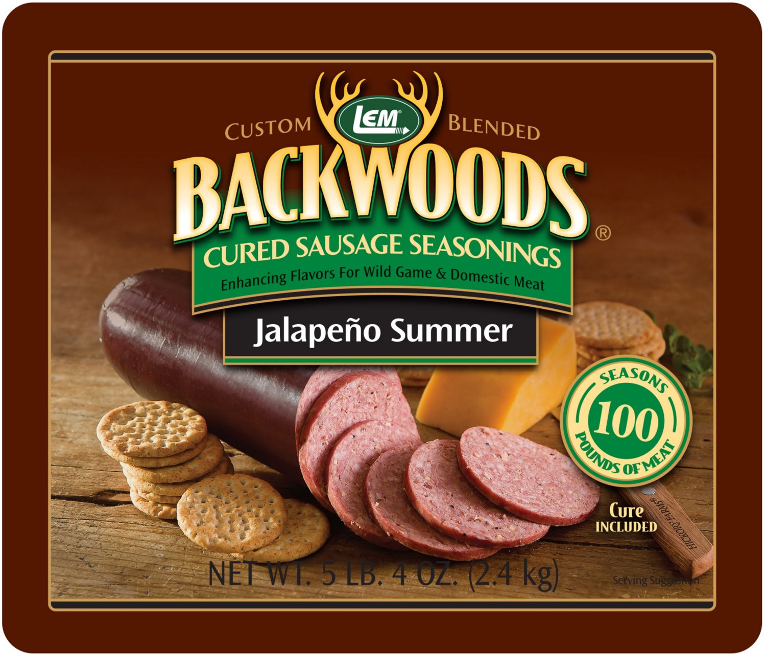 LEM Backwoods Jalapeno Summer Cured Sausage Seasoning Bucket Academy