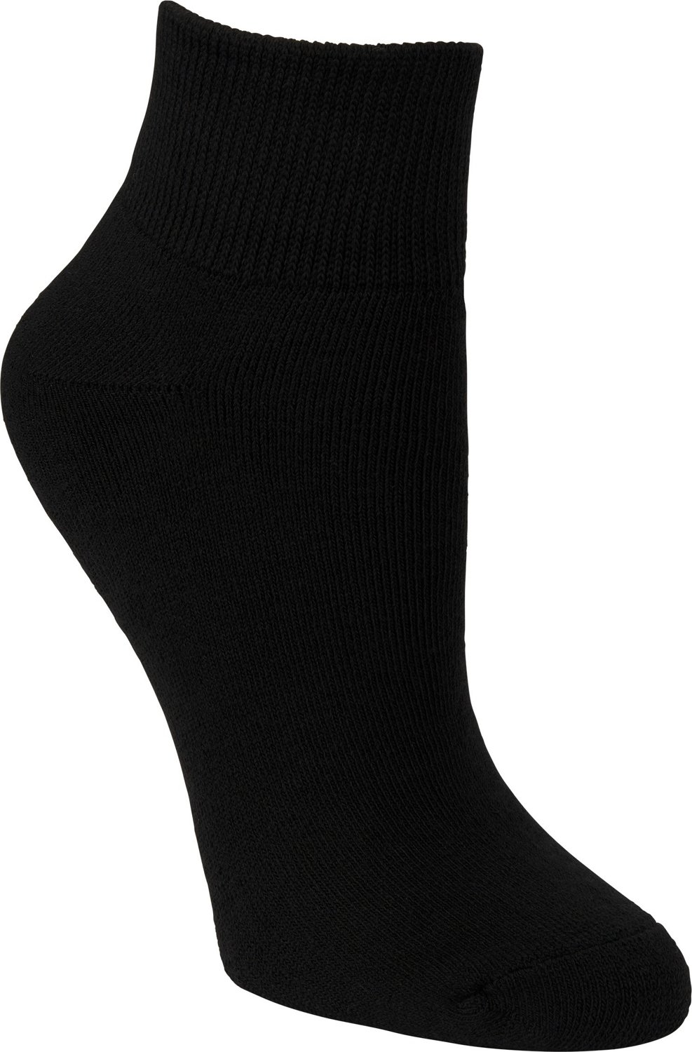 BCG Adults' Basic Quarter Socks 6 Pack - view number 2